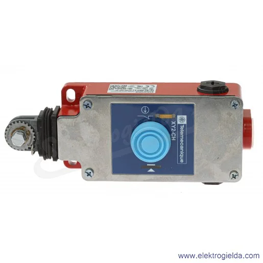 Łącznik bezpieczeństwa cięgnowy XY2CH13270 2NC, odryglowywanie za pomocą przycisku osłoniętego, Preventa Łącznik bezpieczeństwa cięgnowy XY2CH13270 2NC, odryglowywanie za pomocą przycisku osłoniętego, Preventa