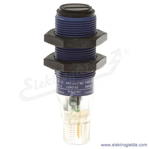 Czujnik fotoelektryczny XUM0APSAL2, 12..24VDC, PNP, 1NO1NC, przewód 2m Czujnik fotoelektryczny XUM0APSAL2, 12..24VDC, PNP, 1NO1NC, przewód 2m