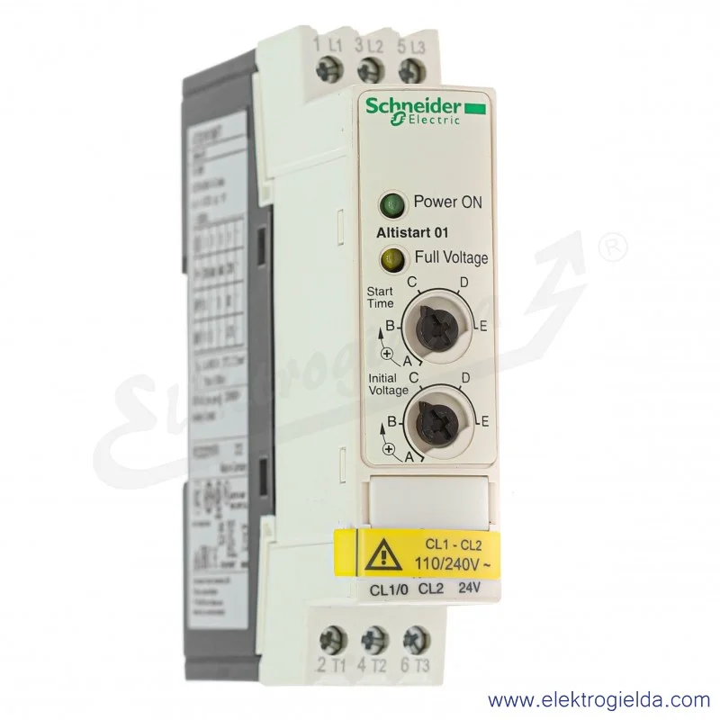 Softstart ATS01N106FT, 6A 1-3F/110-480VAC, 3kW Softstart ATS01N106FT, 6A 1-3F/110-480VAC, 3kW