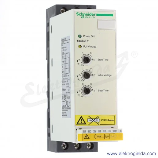 Softstart ATS01N222QN, 7.5-11kW, 22A, 3 fazowy 380-415VAC Softstart ATS01N222QN, 7.5-11kW, 22A, 3 fazowy 380-415VAC