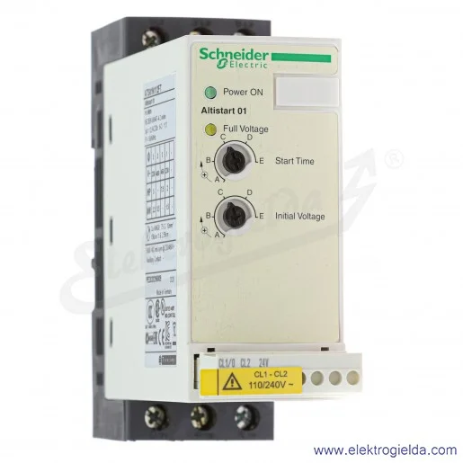 Softstart ATS01N112FT, 12A 1-3 fazowy 110-480VAC, 5.5kW Softstart ATS01N112FT, 12A 1-3 fazowy 110-480VAC, 5.5kW