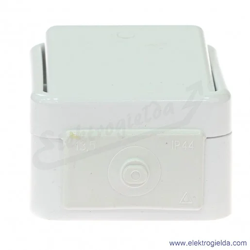 Łącznik pojedyńczy WNT100C01 biały, 10A 250V, IP44, Cedar Łącznik pojedyńczy WNT100C01 biały, 10A 250V, IP44, Cedar