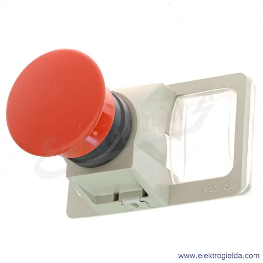 Napęd przycisku GV2K011 czerwony bezpieczeństwa 40mm, do obudowy GV2, samopowrotny Napęd przycisku GV2K011 czerwony bezpieczeństwa 40mm, do obudowy GV2, samopowrotny