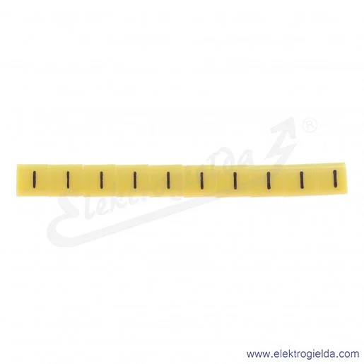 Oznacznik opisowy E04ZP-01020203000, OZ 1 *I*, żółty, 100szt Oznacznik opisowy E04ZP-01020203000, OZ 1 *I*, żółty, 100szt