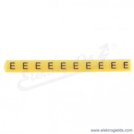 Oznacznik opisowy E04ZP-01020202600, OZ 1 *E*, żółty, 100szt Oznacznik opisowy E04ZP-01020202600, OZ 1 *E*, żółty, 100szt