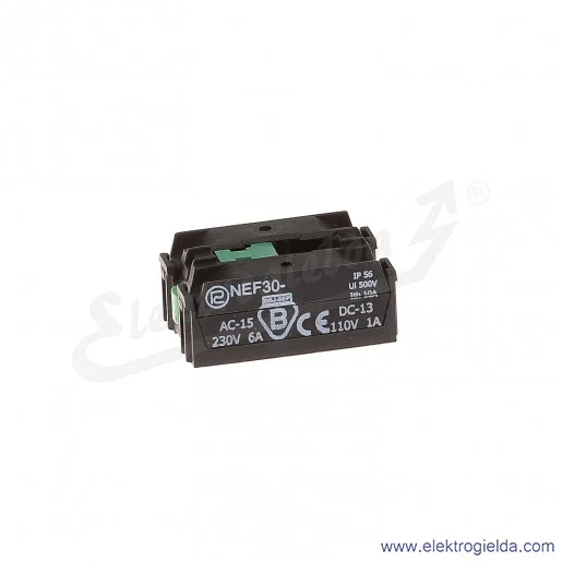 Element łączeniowy EF30-X+WKRĘTY 1NO do przycisków serii NEF30 P22 i PO22 Element łączeniowy EF30-X+WKRĘTY 1NO do przycisków serii NEF30 P22 i PO22