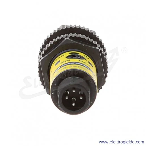 Czujnik odbiciowy 42167, S18-2VPDL-Q8, 1-750mm, PNP, M12 4P, 10..30VDC, obudowa plastikowa Czujnik odbiciowy 42167, S18-2VPDL-Q8, 1-750mm, PNP, M12 4P, 10..30VDC, obudowa plastikowa