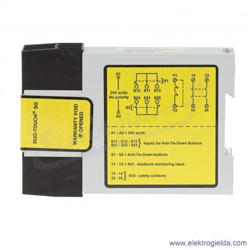Przekaźnik bezpieczeństwa 3060698, AT-FM-10K Moduł sterowania 2-recznego, 24VAC/DC Przekaźnik bezpieczeństwa 3060698, AT-FM-10K Moduł sterowania 2-recznego, 24VAC/DC