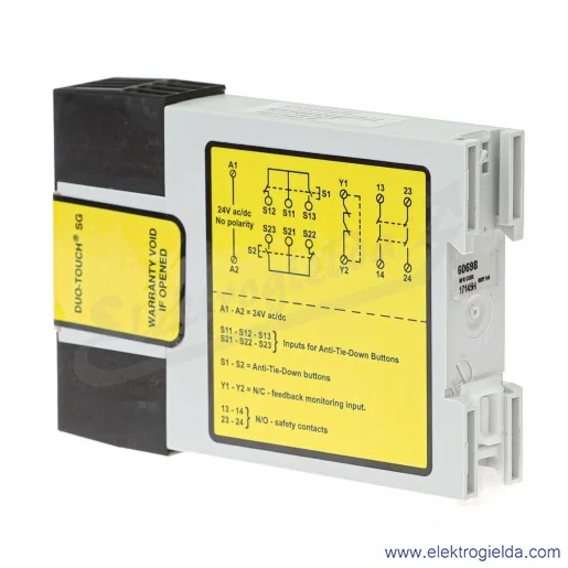 Przekaźnik bezpieczeństwa 3060698, AT-FM-10K Moduł sterowania 2-recznego, 24VAC/DC Przekaźnik bezpieczeństwa 3060698, AT-FM-10K Moduł sterowania 2-recznego, 24VAC/DC