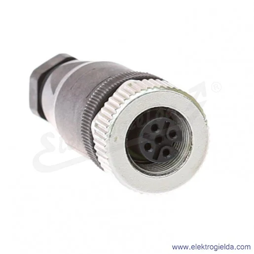 Złącze okrągłe 8004811, WAKC4K / B8141-0 M12, żeńskie, proste, 4-piny, terminal śrubowy Złącze okrągłe 8004811, WAKC4K / B8141-0 M12, żeńskie, proste, 4-piny, terminal śrubowy