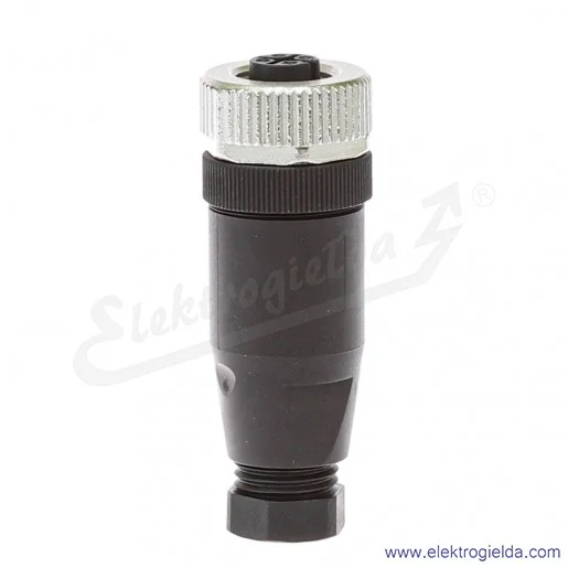 Złącze okrągłe 8004811, WAKC4K / B8141-0 M12, żeńskie, proste, 4-piny, terminal śrubowy Złącze okrągłe 8004811, WAKC4K / B8141-0 M12, żeńskie, proste, 4-piny, terminal śrubowy