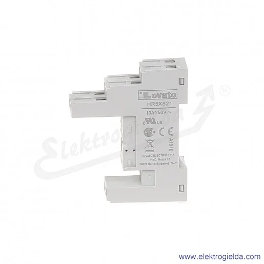 Gniazdo HR5XS21 zaciski śrubowe, wszystkie zaciski styków od góry Gniazdo HR5XS21 zaciski śrubowe, wszystkie zaciski styków od góry