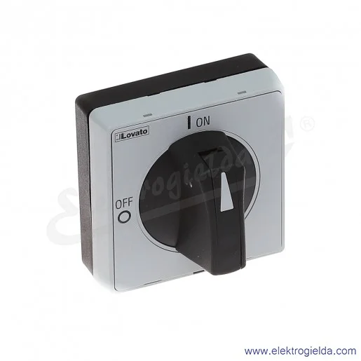 Pokrętło GAX62B czarne IP65 na trzpień 5mm Pokrętło GAX62B czarne IP65 na trzpień 5mm