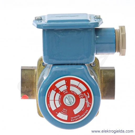 Zawór elektromagnetyczny 032U3807, EV225B 25B, G1, 2/2, NC, cewka 24VAC Zawór elektromagnetyczny 032U3807, EV225B 25B, G1, 2/2, NC, cewka 24VAC