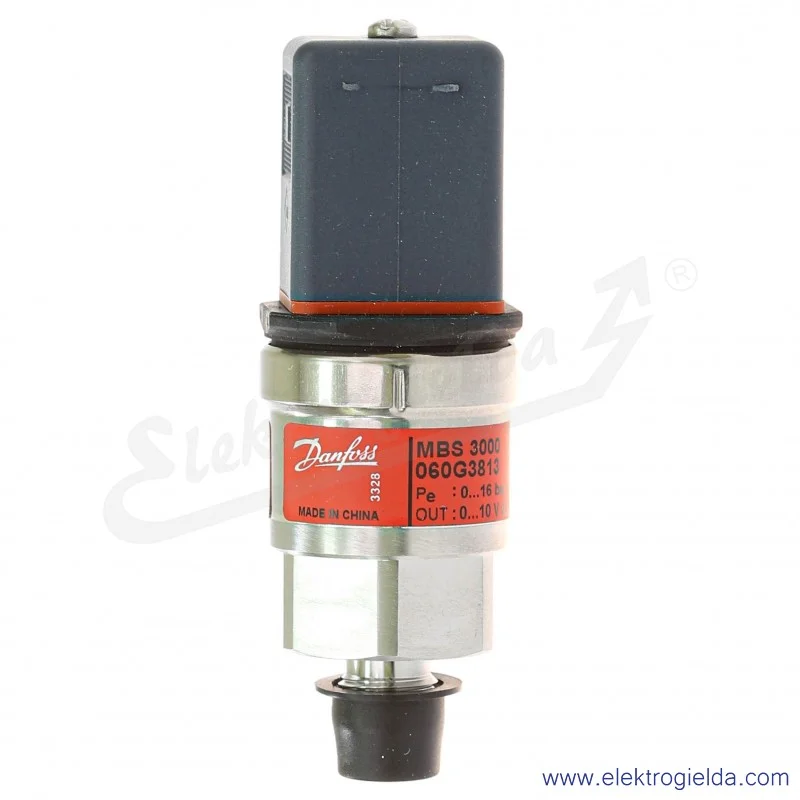 Przetwornik ciśnienia MBS 3000-2211-A1AB04-0, MBS 3000, 4P, 0-16Bar, G1/4, 4..20mA, IP65 Przetwornik ciśnienia MBS 3000-2211-A1AB04-0, MBS 3000, 4P, 0-16Bar, G1/4, 4..20mA, IP65