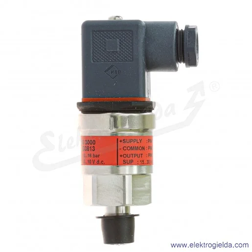 Przetwornik ciśnienia MBS 3000-2211-A1AB04-0, MBS 3000, 4P, 0-16Bar, G1/4, 4..20mA, IP65 Przetwornik ciśnienia MBS 3000-2211-A1AB04-0, MBS 3000, 4P, 0-16Bar, G1/4, 4..20mA, IP65