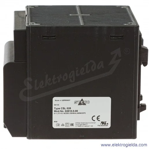 Dmuchawa półprzewodnikowa 02810.0-00, CSL028 400W, 110-250VAC, 15A, montaż na TS-35 Dmuchawa półprzewodnikowa 02810.0-00, CSL028 400W, 110-250VAC, 15A, montaż na TS-35