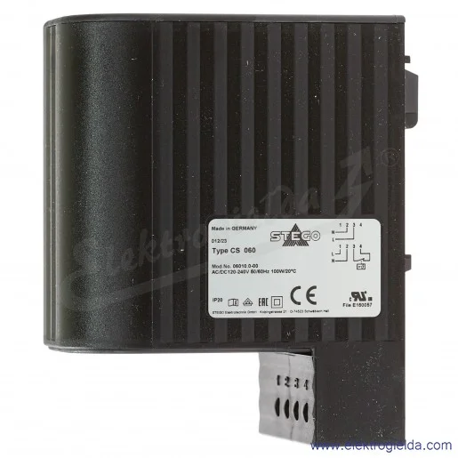 Ogrzewacz półprzewodnikowy 06010.0-00, CS 060 100W, 110-250VAC/DC, IP20 Ogrzewacz półprzewodnikowy 06010.0-00, CS 060 100W, 110-250VAC/DC, IP20