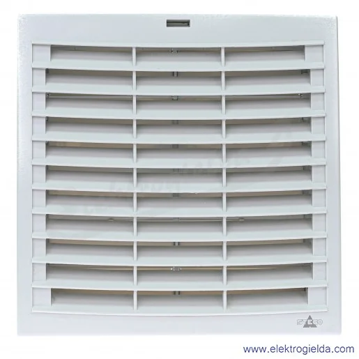 Kratka wentylacyjna 11873.0-00, FPI 118, klapy grawitacyjne, 223x223mm, głębokość 46mm, IP54 Kratka wentylacyjna 11873.0-00, FPI 118, klapy grawitacyjne, 223x223mm, głębokość 46mm, IP54
