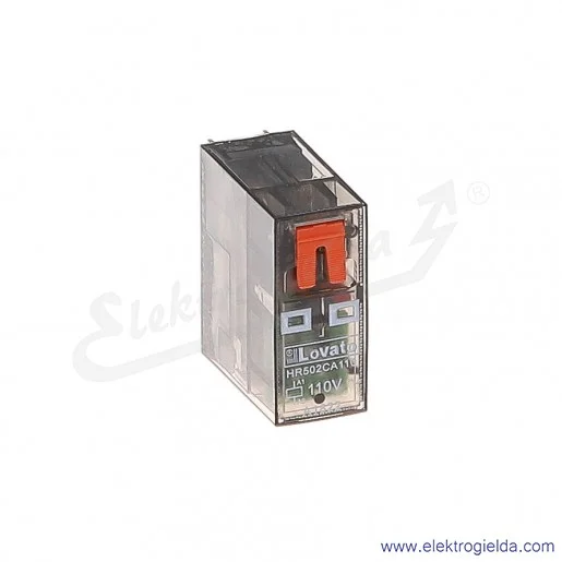 Przekaźnik HR502CA110 2P 8A 110VAC wskaźnik LED Przekaźnik HR502CA110 2P 8A 110VAC wskaźnik LED