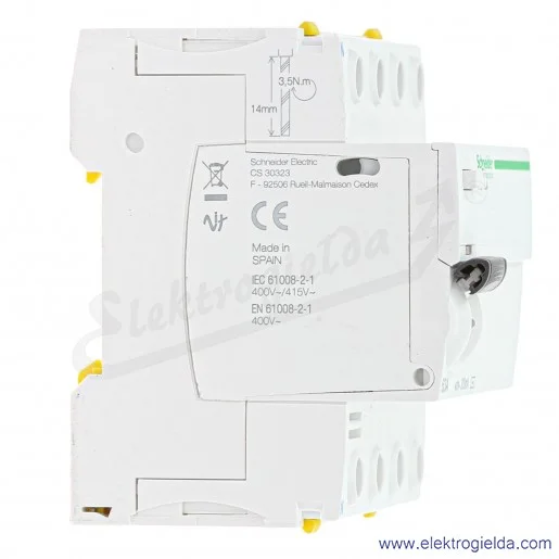 Wyłącznik różnicowo-prądowy A9Z14463, iID 4P, 63A, 300mA, typ AC Wyłącznik różnicowo-prądowy A9Z14463, iID 4P, 63A, 300mA, typ AC