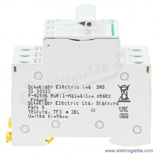 Podstawa bezpiecznikowa A9N15656 STI-10,3x38-3 3-biegunowa 500V Acti9 Podstawa bezpiecznikowa A9N15656 STI-10,3x38-3 3-biegunowa 500V Acti9