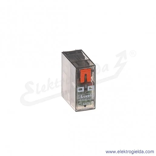 Przekaźnik HR502CA230 2P 8A 230VAC wskaźnik LED Przekaźnik HR502CA230 2P 8A 230VAC wskaźnik LED