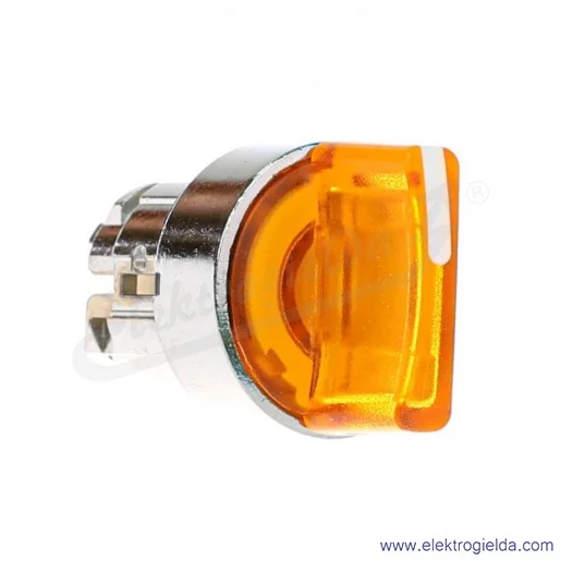 Napęd przełącznika ZB4BK1353 1-0-2, pomarańczowy podświetlany, napęd piórkowy, stabilny, fi 22mm Napęd przełącznika ZB4BK1353 1-0-2, pomarańczowy podświetlany, napęd piórkowy, stabilny, fi 22mm