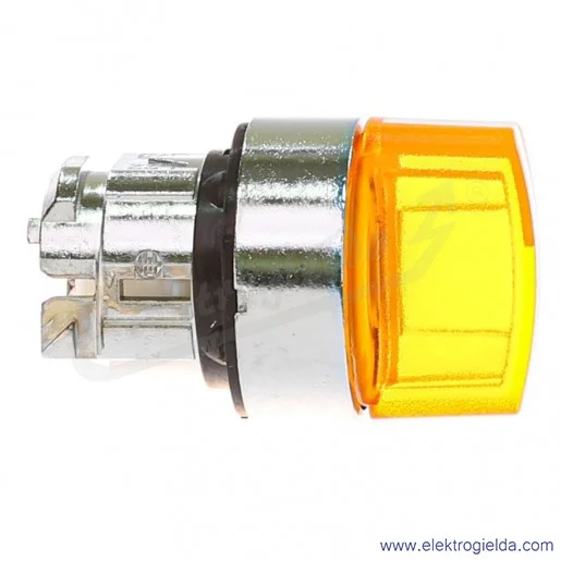 Napęd przełącznika ZB4BK1353 1-0-2, pomarańczowy podświetlany, napęd piórkowy, stabilny, fi 22mm