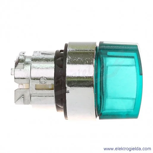 Napęd przełącznika ZB4BK1333, 1-0-2, zielony podświetlany, metalowy, napęd piórkowy, stabilny Napęd przełącznika ZB4BK1333, 1-0-2, zielony podświetlany, metalowy, napęd piórkowy, stabilny