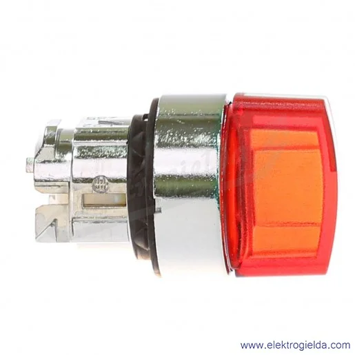 Napęd przełącznika ZB4BK1343 1-0-2, czerwony podświetlany, metalowy, piórkowy krótki, do podświetlenia za pomacą LED Napęd przełącznika ZB4BK1343 1-0-2, czerwony podświetlany, metalowy, piórkowy krótki, do podświetlenia za pomacą LED
