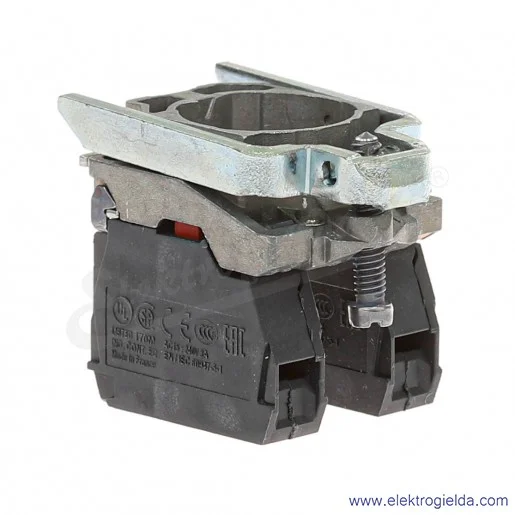 Korpus mocujący ZB4BZ105 standardowy 1NO+1NC, pojedynczy, zaciski śrubowe Korpus mocujący ZB4BZ105 standardowy 1NO+1NC, pojedynczy, zaciski śrubowe