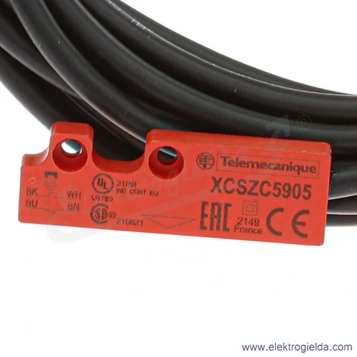 Łącznik krańcowy XCSDMC5905 magnetyczny bezpieczeństwa, 51x16x7mm, NC+NO z przewodem 5m