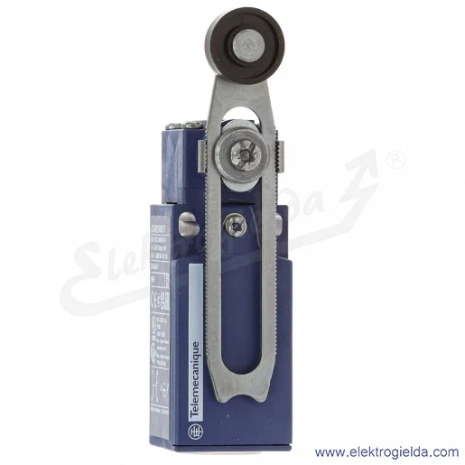 Wyłącznik krańcowy XCKN2145G11 1NO1NC, plastikowy, długa dźwignia regulowana z rolką Wyłącznik krańcowy XCKN2145G11 1NO1NC, plastikowy, długa dźwignia regulowana z rolką