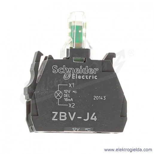 Moduł podświetlający ZBVJ4 czerwony LED 12VAC/DC Moduł podświetlający ZBVJ4 czerwony LED 12VAC/DC