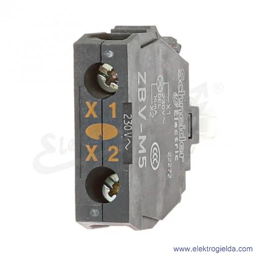 Moduł podświetlający ZBVM5 żółty LED 230VAC Moduł podświetlający ZBVM5 żółty LED 230VAC