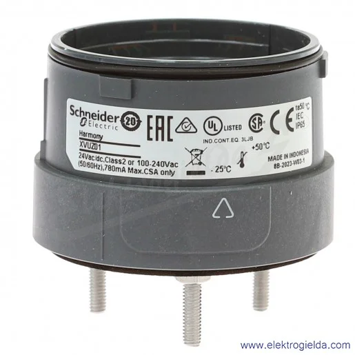 Element montażowy XVUZ01, do kolumny sygnalizacyjnej 110..240VDC Element montażowy XVUZ01, do kolumny sygnalizacyjnej 110..240VDC