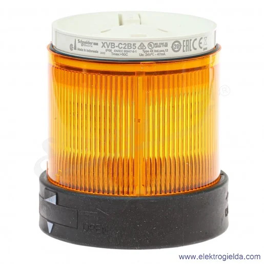 Kolumna sygnalizacyjna XVBC2B5 pomarańczowa LED 24VDC Kolumna sygnalizacyjna XVBC2B5 pomarańczowa LED 24VDC