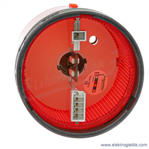 Kolumna świetlna XVBC2M4 czerwona fi 70mm, LED 230VAC/DC Kolumna świetlna XVBC2M4 czerwona fi 70mm, LED 230VAC/DC