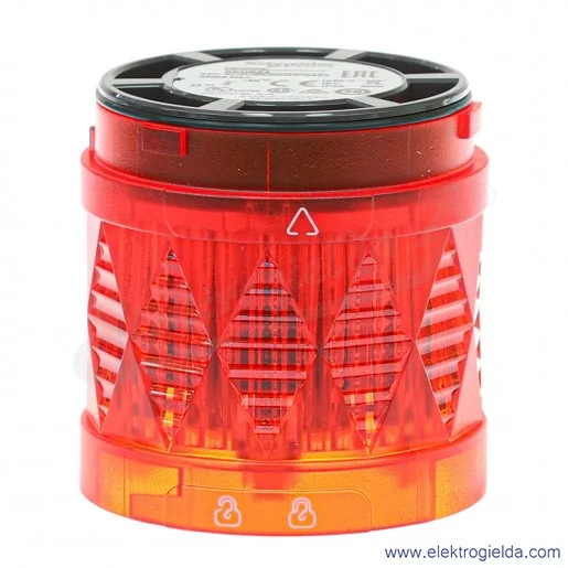 Moduł świetlny XVUC24 czerwony LED 24VAC/DC, fi 60mm, IP65 Moduł świetlny XVUC24 czerwony LED 24VAC/DC, fi 60mm, IP65