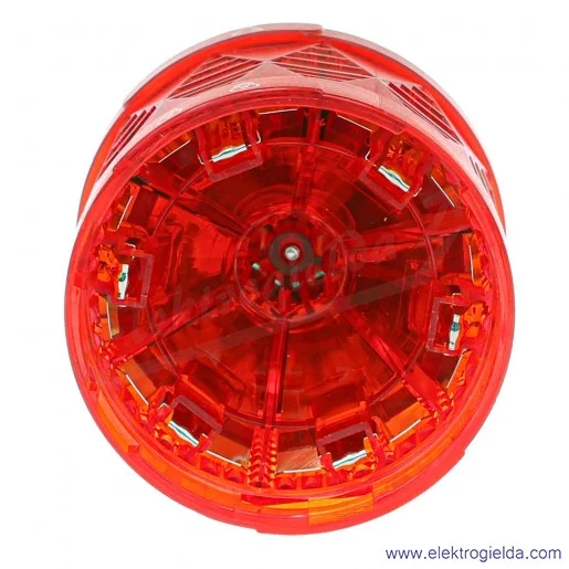 Moduł świetlny XVUC24 czerwony LED 24VAC/DC, fi 60mm, IP65