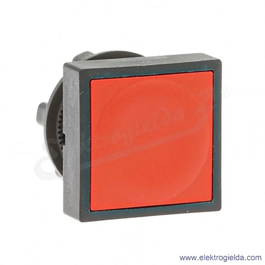 Napęd przycisku ZB5CA4 czerwony kwadratowy 30x30mm, fi 22mm, samopowrotny Napęd przycisku ZB5CA4 czerwony kwadratowy 30x30mm, fi 22mm, samopowrotny