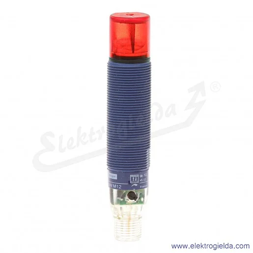 Czujnik odbiciowy XUB5APAWM12, 12..24VDC, PNP NO, konektor M12 4P Czujnik odbiciowy XUB5APAWM12, 12..24VDC, PNP NO, konektor M12 4P