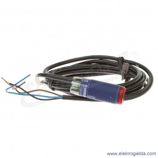 Czujnik fotoelektryczny refleksyjny XUB9APBNL2, M18 z wyjściem PNP 1NC, 12..24VDC, przewód 2m Czujnik fotoelektryczny refleksyjny XUB9APBNL2, M18 z wyjściem PNP 1NC, 12..24VDC, przewód 2m