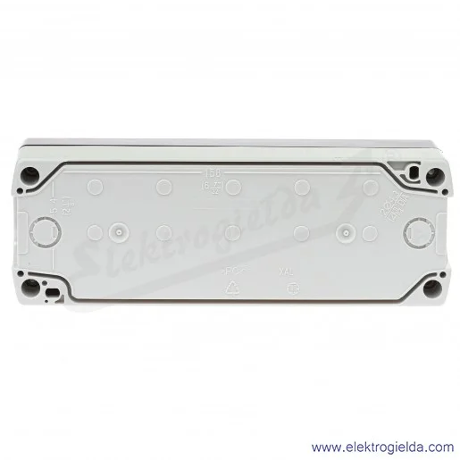 Kaseta pusta XALD05 5 otworowa fi 22mm, ciemnoszara Kaseta pusta XALD05 5 otworowa fi 22mm, ciemnoszara