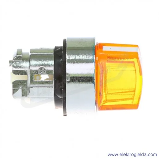 Napęd przełącznika ZB4BK1253 0-1 pomarańczowy podświetlany, metalowy, piórkowy krótki, do podświetlenia za pomocą LED, stabilny,