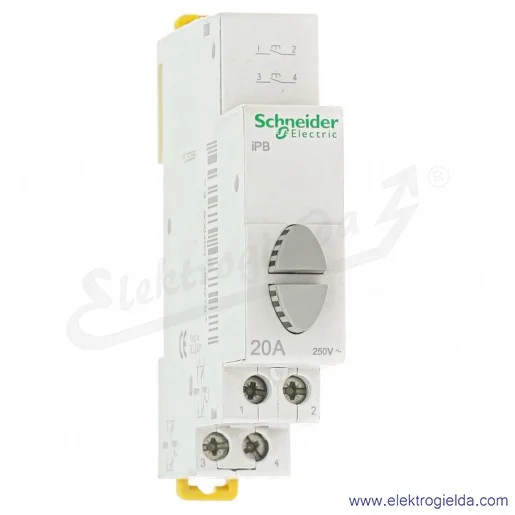 Przycisk podwójny A9E18035 iPB-20-20-2, 20A, 1NO-1NO, 250V Szary-Szary Przycisk podwójny A9E18035 iPB-20-20-2, 20A, 1NO-1NO, 250V Szary-Szary