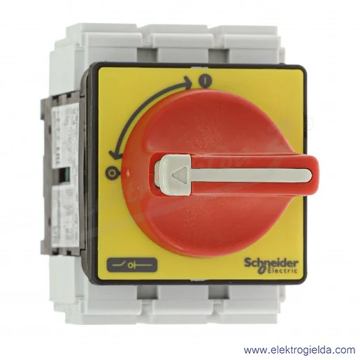 Rozłącznik główny VCF3 bezpieczeństwa 63A, 22kW, montaż na drzwiach Rozłącznik główny VCF3 bezpieczeństwa 63A, 22kW, montaż na drzwiach