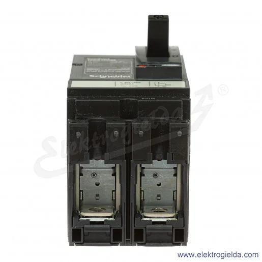 Wyłącznik kompaktowy LV438609 NSX100M, 2P, 80A, 85KA, AC/DC
