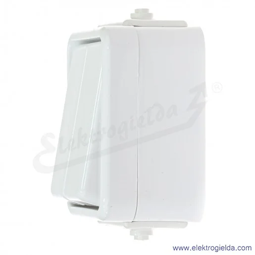 Łącznik podwójny WNT500C01 świecznikowy biały, 10A 250V, IP44, Cedar Łącznik podwójny WNT500C01 świecznikowy biały, 10A 250V, IP44, Cedar